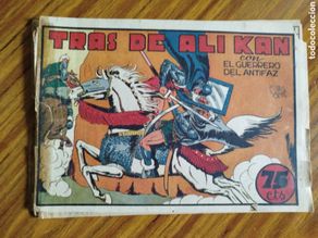Tebeos: El Guerrero del antifaz 23, Tras de Alí Kan. Original.